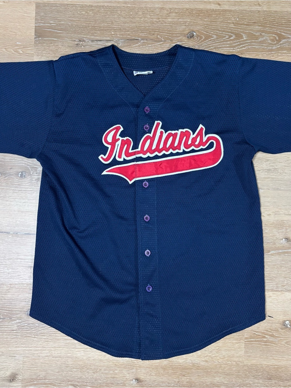 Vintage Cleveland Indians Jersey Teamwork #27 Mesh Sz XL 46-48 MLB USA 90s